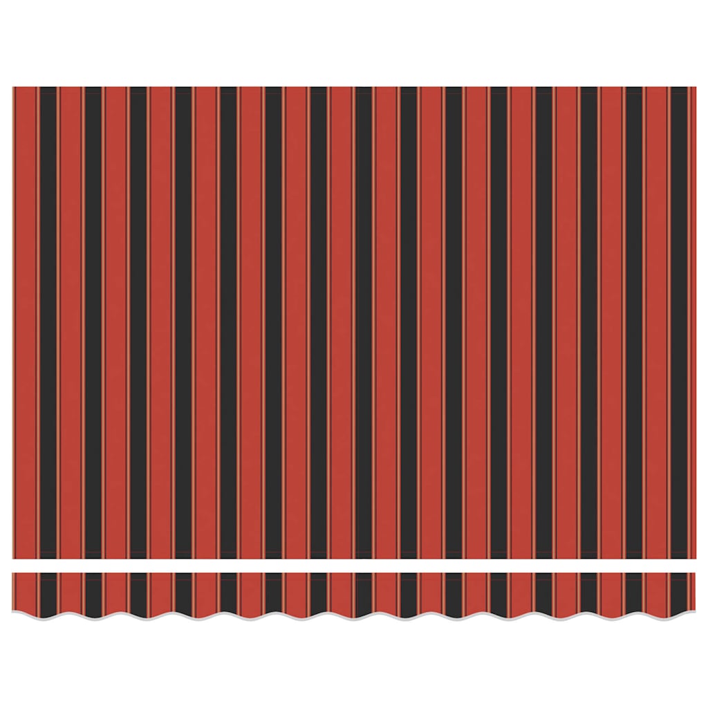 Cortina Retractabilă Dungi Portocalie și maro 300 x 250 cm GartenMobel Dekor