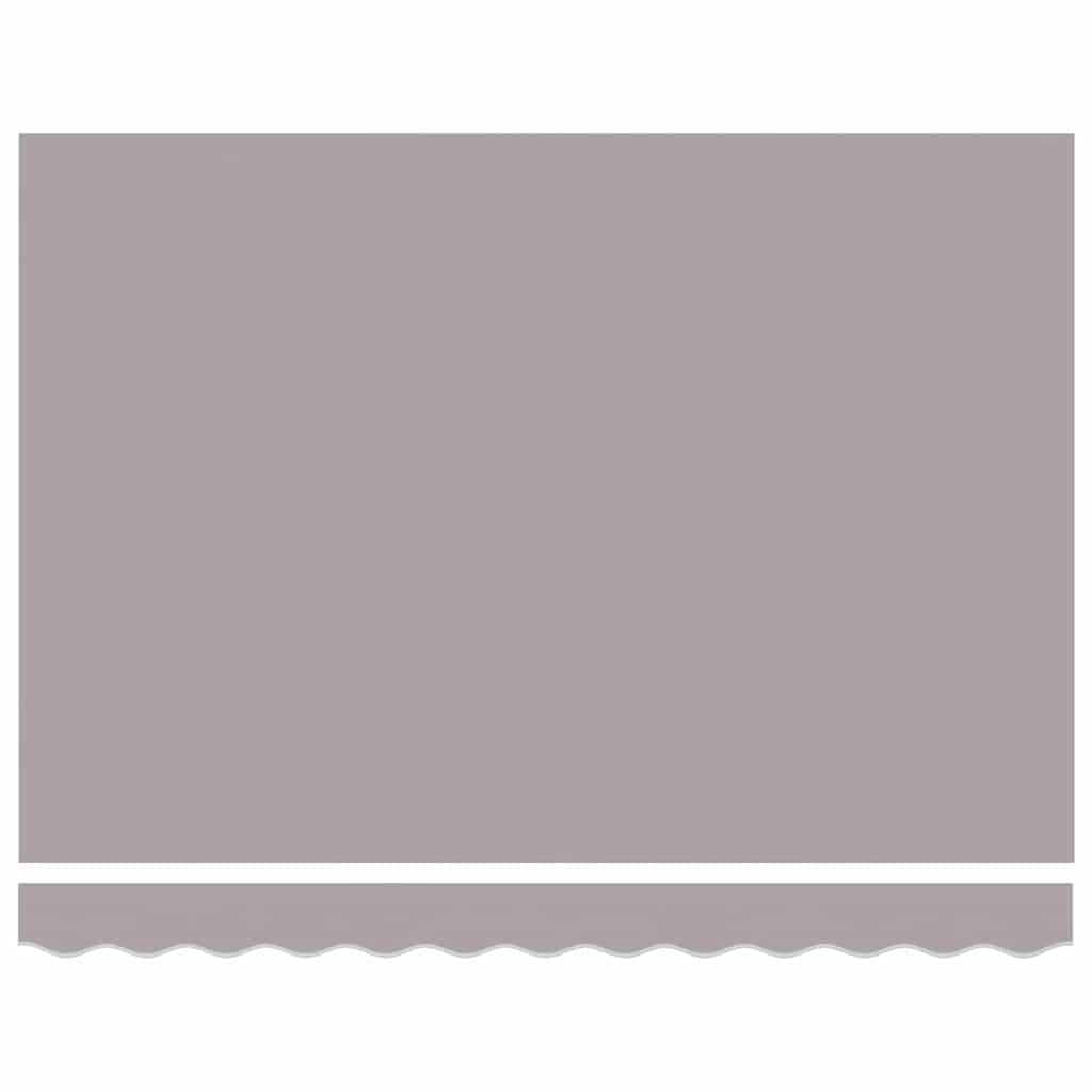 Copertină Gri deschis 3 x 2,5 m Poliester și metal GartenMobel Dekor