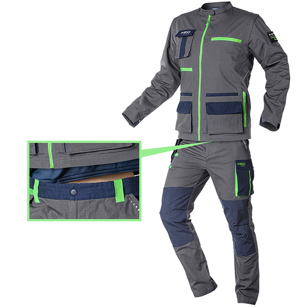 Jacheta de lucru Premium Ripstop cu maneci detasabile Neo Tools HardWork ToolsRange