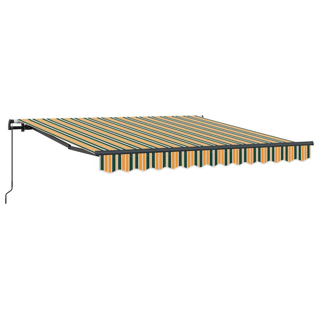 Cortina Retractabilă Verde și galben 300 x 250 cm țesătură GartenMobel Dekor