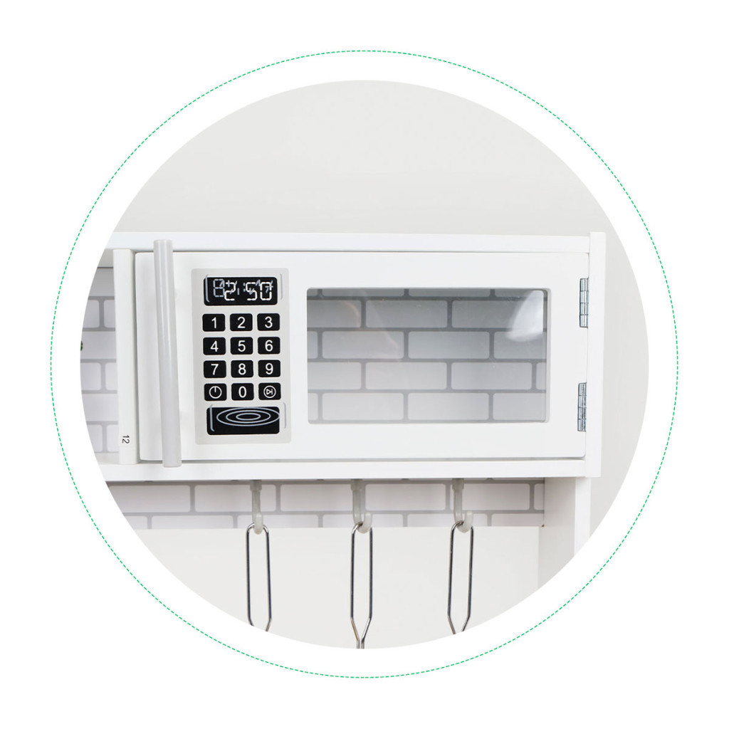 Homelux Bucătărie pentru copii din lemn cu lumini și vase Mobalis Homvera