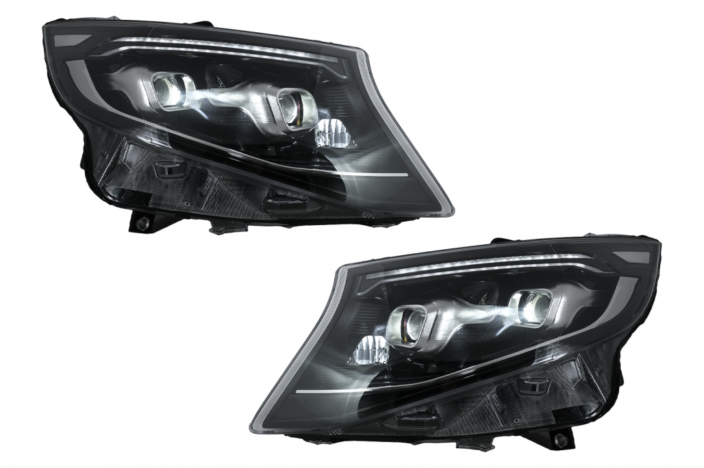 Kit Exterior Complet Mercedes V-Class W447 (2014-03.2019) Conversie la 2020 Design Performance AutoTuning