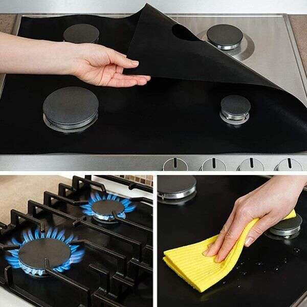 Leziter Set de 4 tăvi de copt din teflon GrillMat Mobalis Homvera