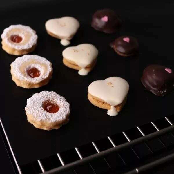 Leziter Set de 4 tăvi de copt din teflon GrillMat Mobalis Homvera