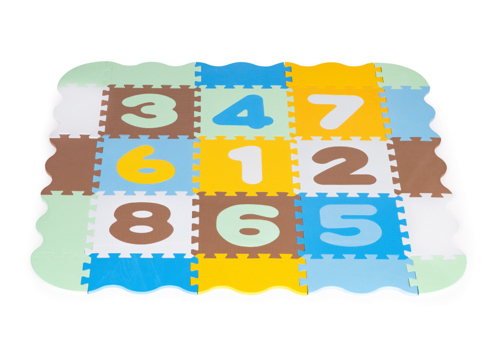 Homelux Covoraș puzzle educativ din spumă Mobalis Homvera