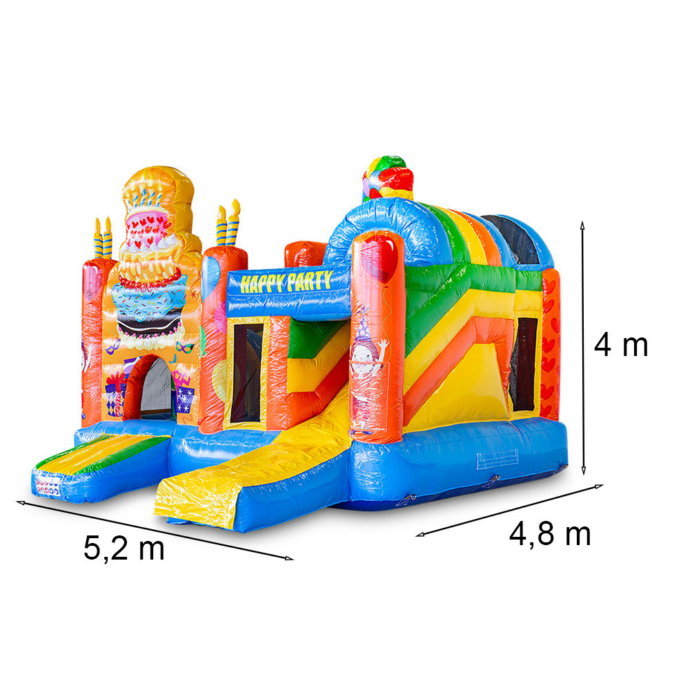 Leziter Castel gonflabil Happy Party 5,2x4,8x4m Mobalis Homvera