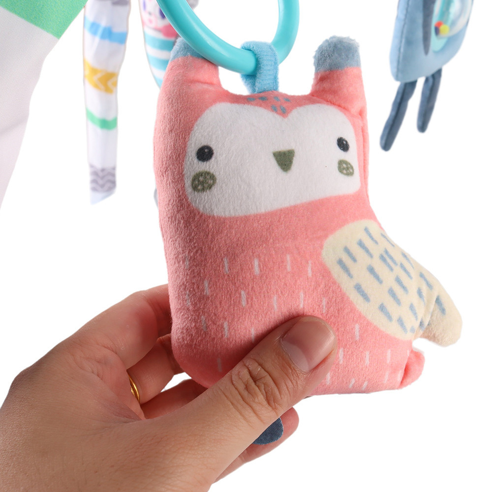 Leziter Covoraș de joacă cu pod de joacă și urechi mobile Mobalis Homvera