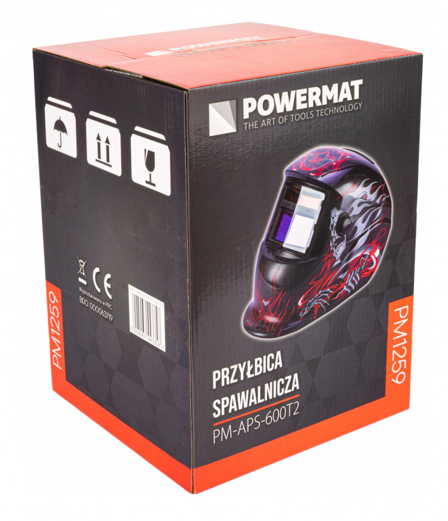 Powermat Filtru de protecție pentru sudură cu autoîntunecare LCD PM-APS-600T2 Mobalis Homvera