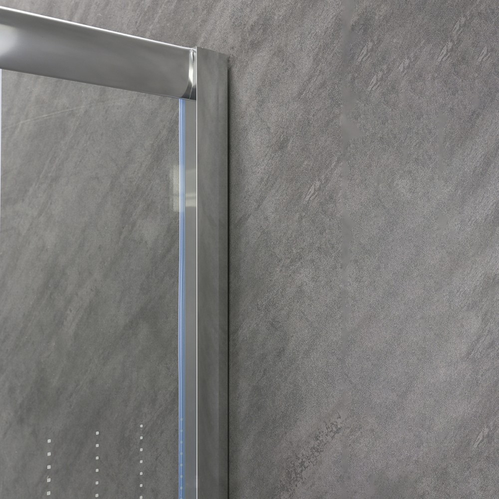 Leziter Cabină de duș curbată Spirit Matrix 80x80 cm fără cădiță de duș Mobalis Homvera