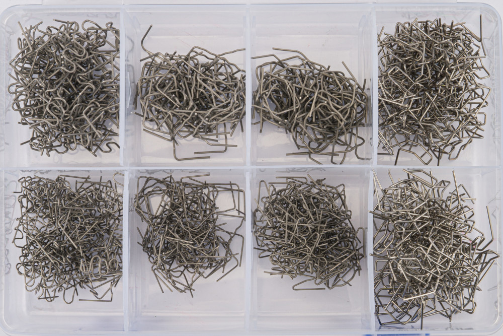 Red Technic Set de sârmă pentru mașină de sudură din plastic 8 tipuri 800 buc Cutie RTZZP0087 Mobalis Homvera