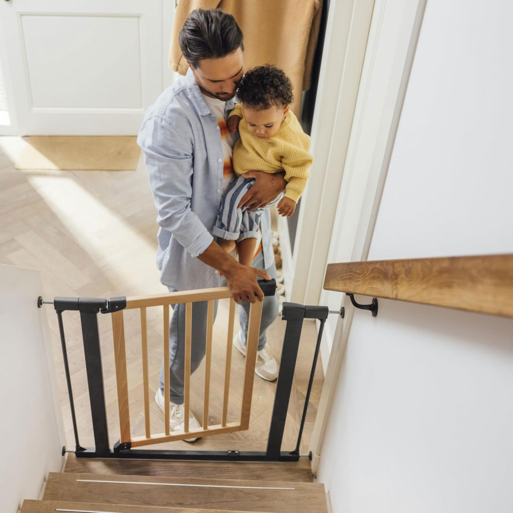 Homelux Balustradă de siguranță 74-80 cm pentru scări și uși din metal și lemn Mobalis Homvera