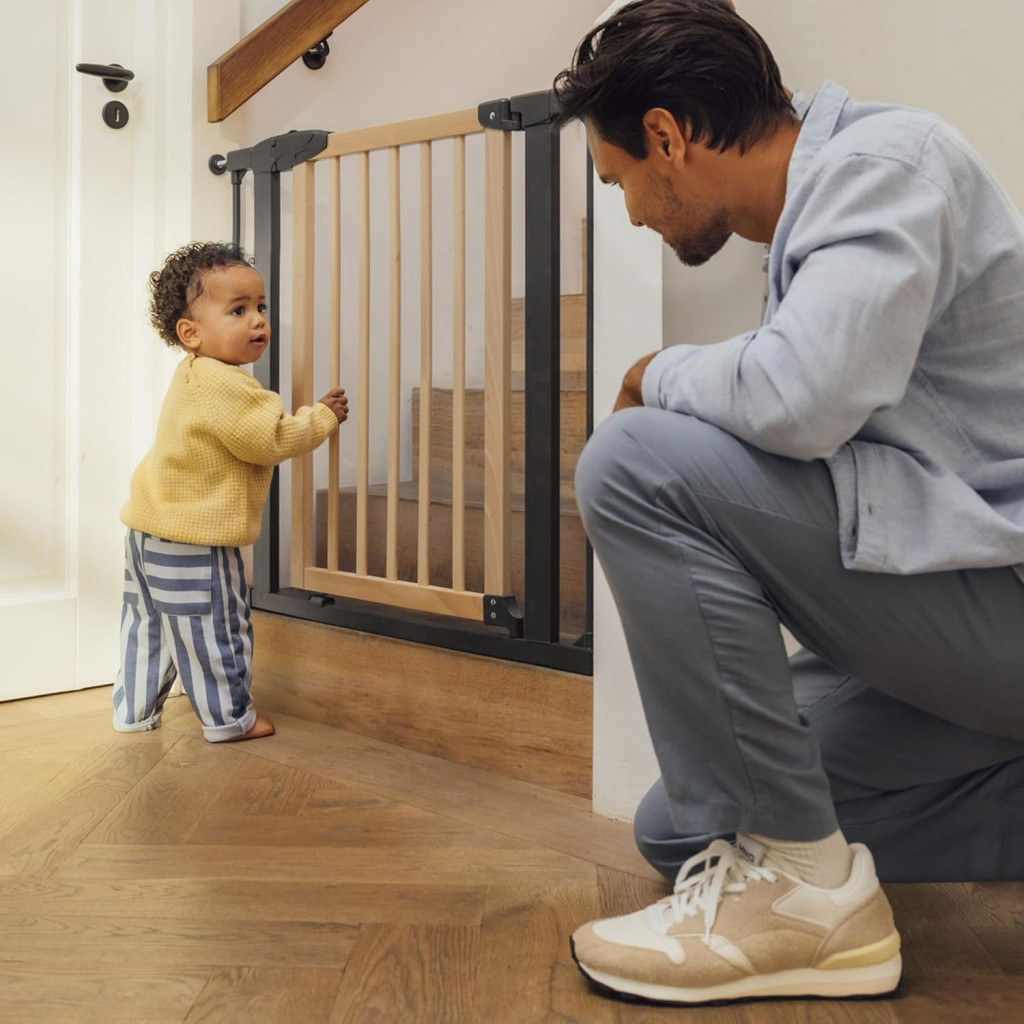 Homelux Balustradă de siguranță 74-80 cm pentru scări și uși din metal și lemn Mobalis Homvera