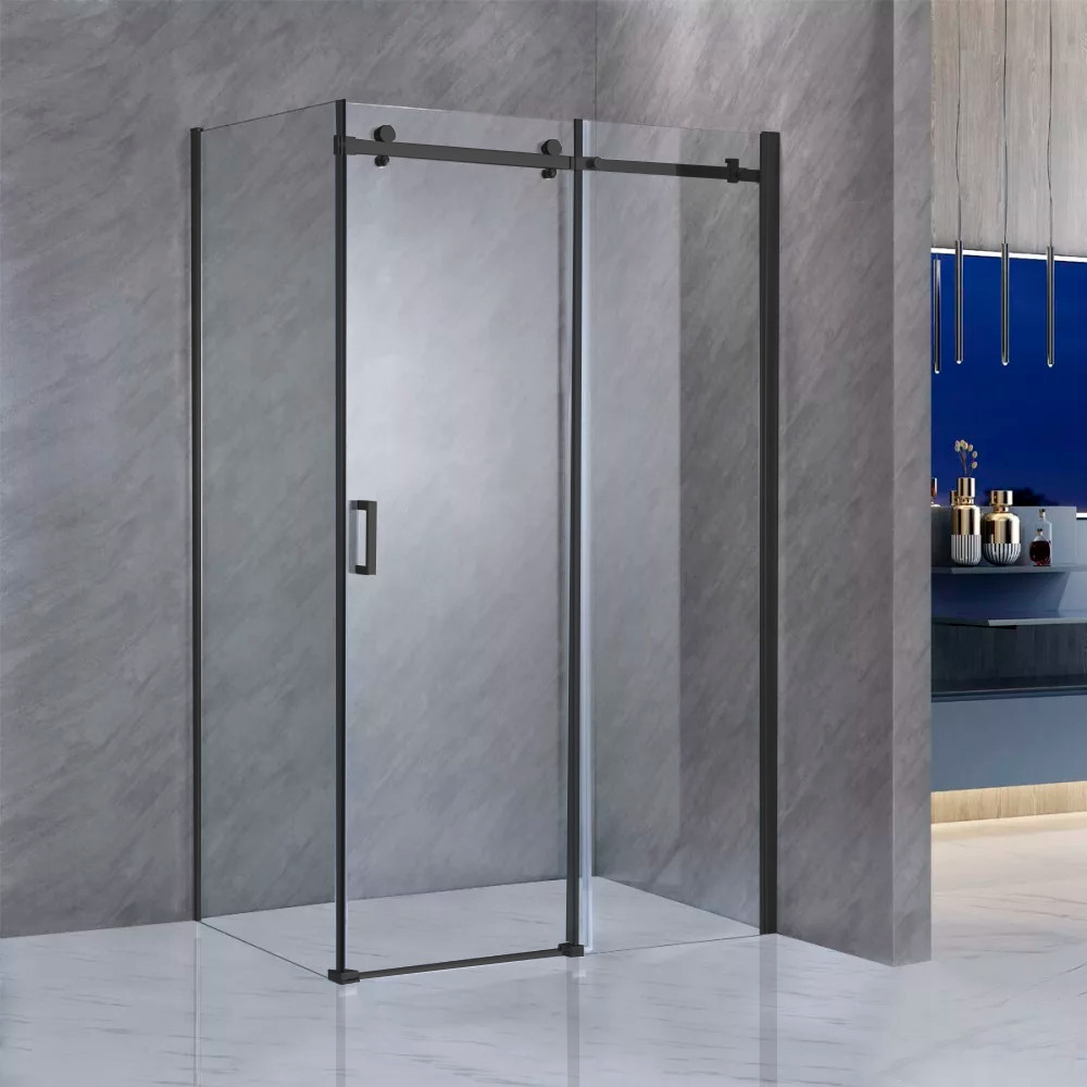 Leziter Cabină de duș asimetrică Bold-in 80x100 cm fără cădiță de duș Mobalis Homvera