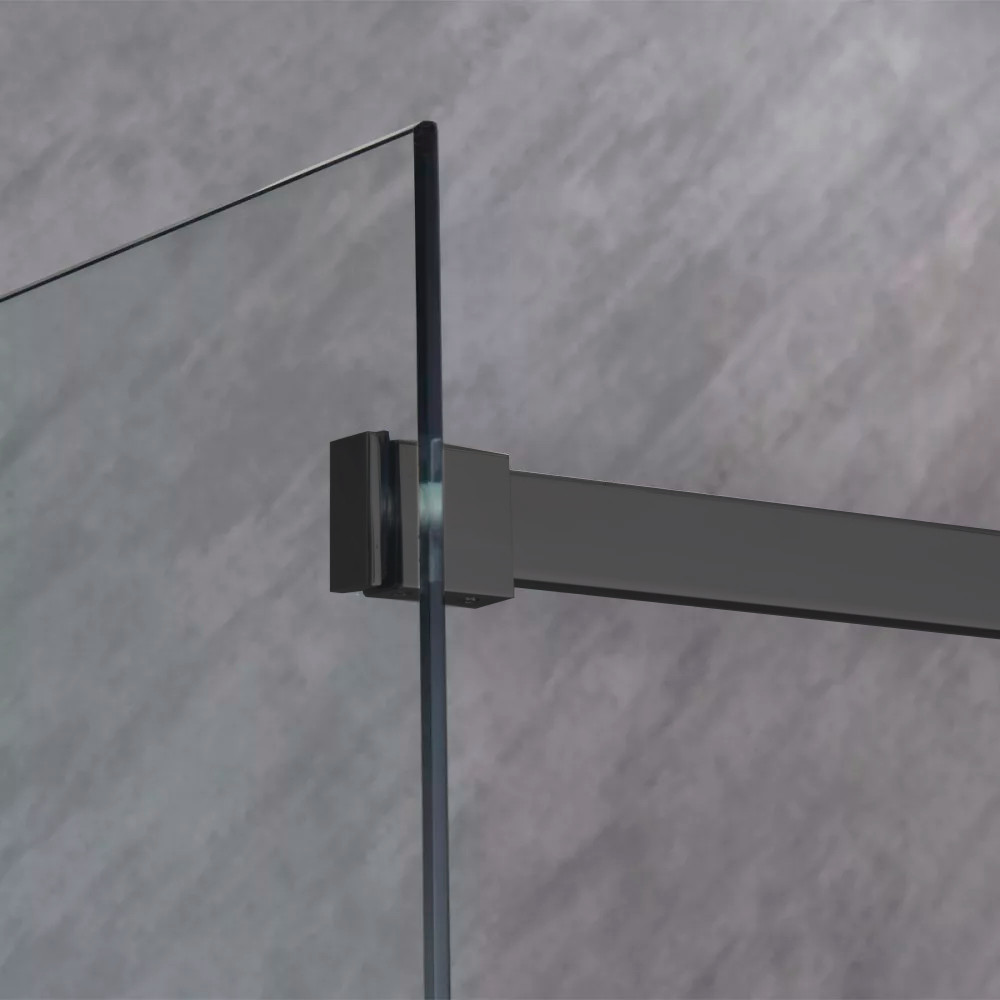 Leziter Cabină de duș asimetrică Bold-in 80x100 cm fără cădiță de duș Mobalis Homvera