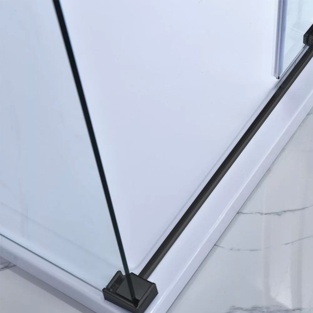 Leziter Cabină de duș asimetrică Bold-in 80x100 cm fără cădiță de duș Mobalis Homvera