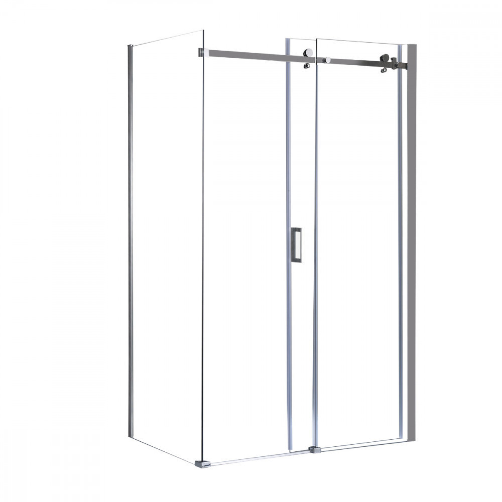 Leziter Cabină de duș asimetrică Bold-in 80x120 cm fără cădiță de duș Mobalis Homvera