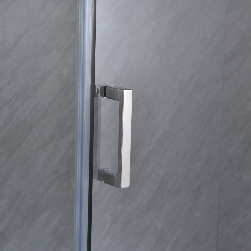 Leziter Cabină de duș asimetrică Bold-in 80x120 cm fără cădiță de duș Mobalis Homvera