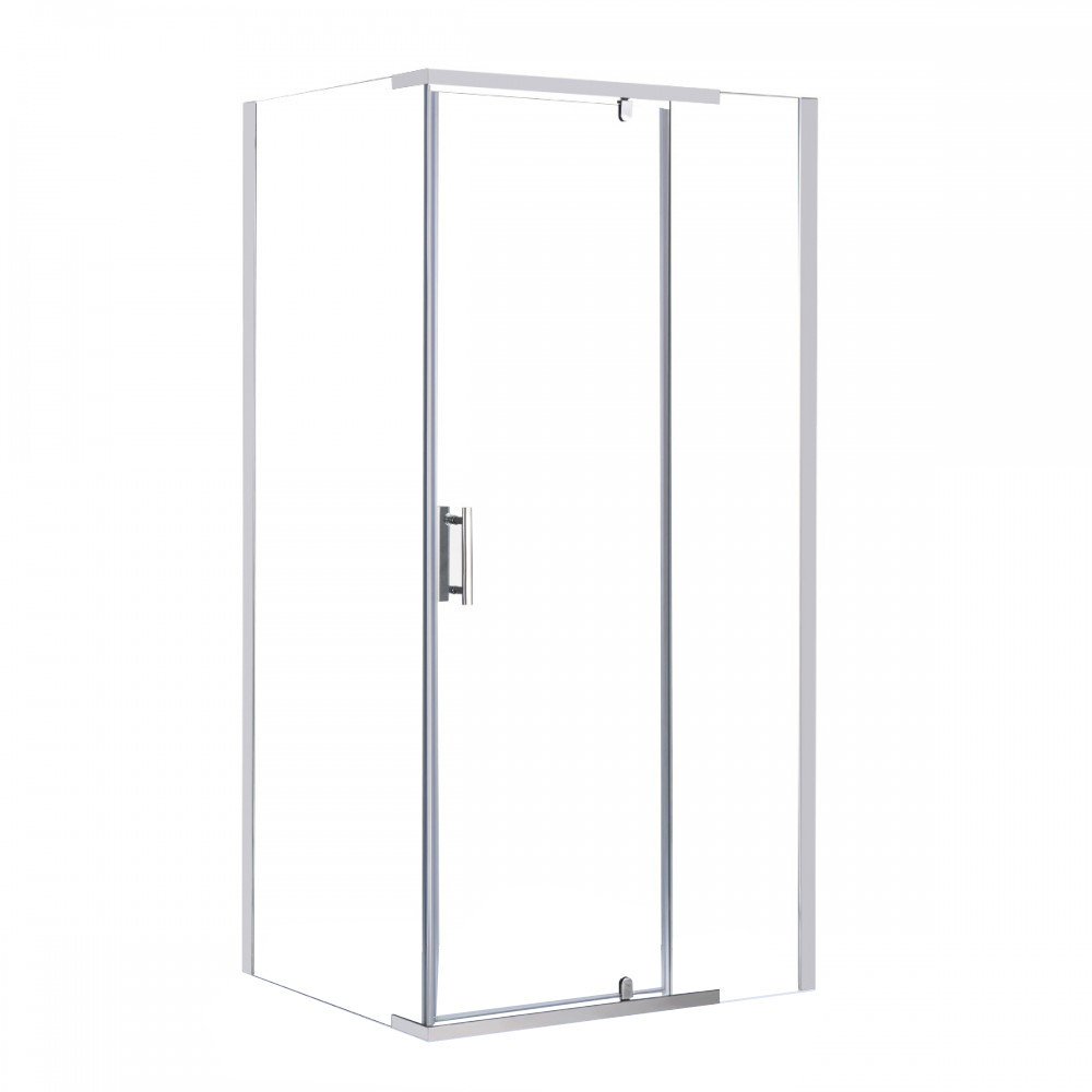 Leziter Cabină de duș asimetrică Galatro 80x100 cm fără cădiță de duș Mobalis Homvera
