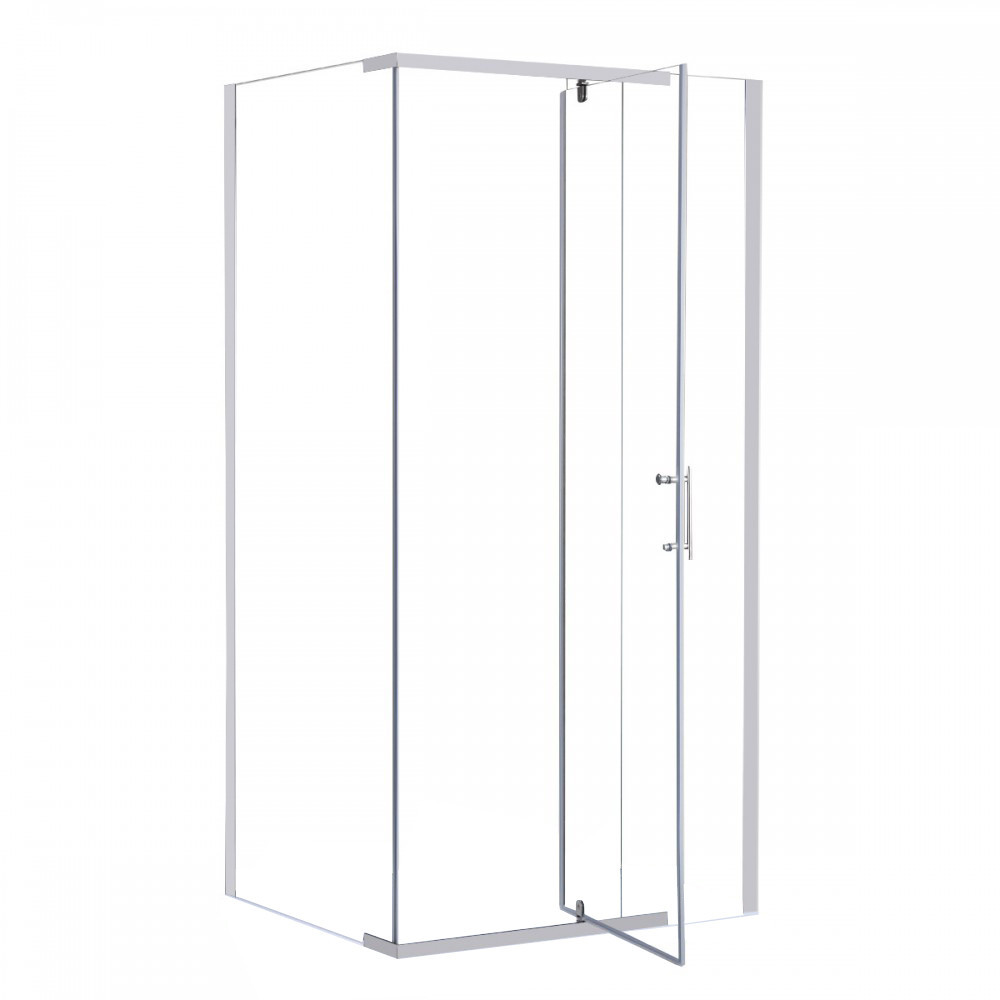Leziter Cabină de duș asimetrică Galatro 80x100 cm fără cădiță de duș Mobalis Homvera