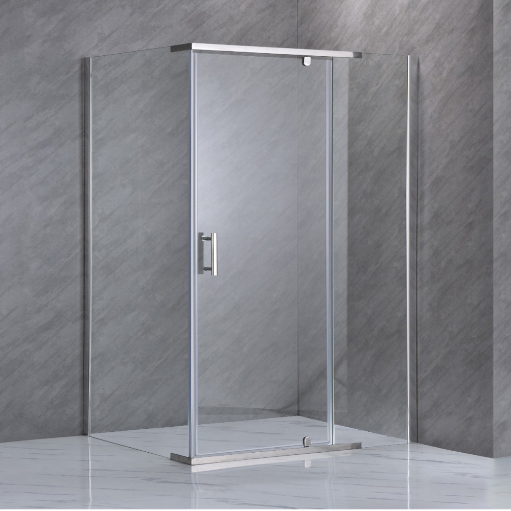 Leziter Cabină de duș asimetrică Galatro 80x120 cm fără cădiță de duș Mobalis Homvera