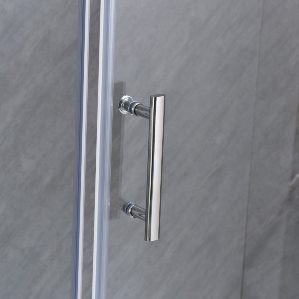 Leziter Cabină de duș asimetrică Galatro 80x120 cm fără cădiță de duș Mobalis Homvera