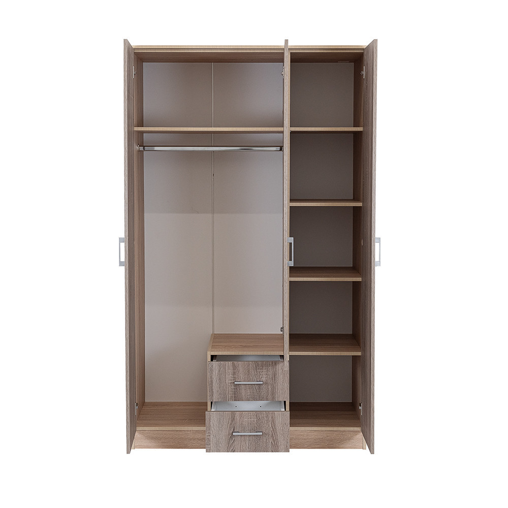 Leziter Dulap Miami 120x205 cm stejar York-stejar Sonoma Mobalis Homvera