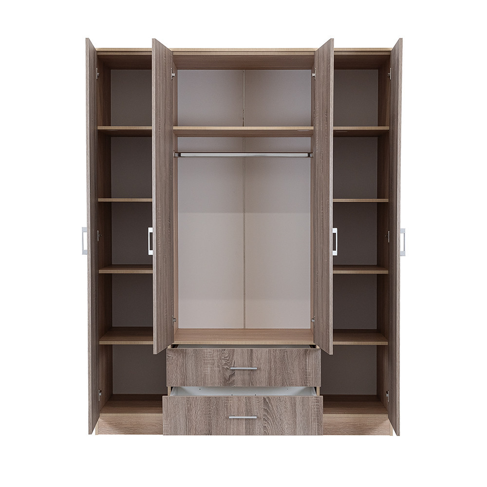 Leziter Dulap Miami 160x205 cm stejar York-stejar Sonoma Mobalis Homvera