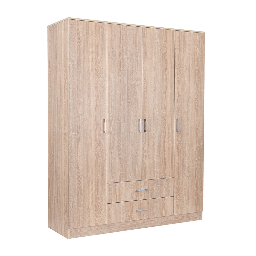 Leziter Dulap Miami 160x205 cm stejar sonoma-stejar sonoma Mobalis Homvera