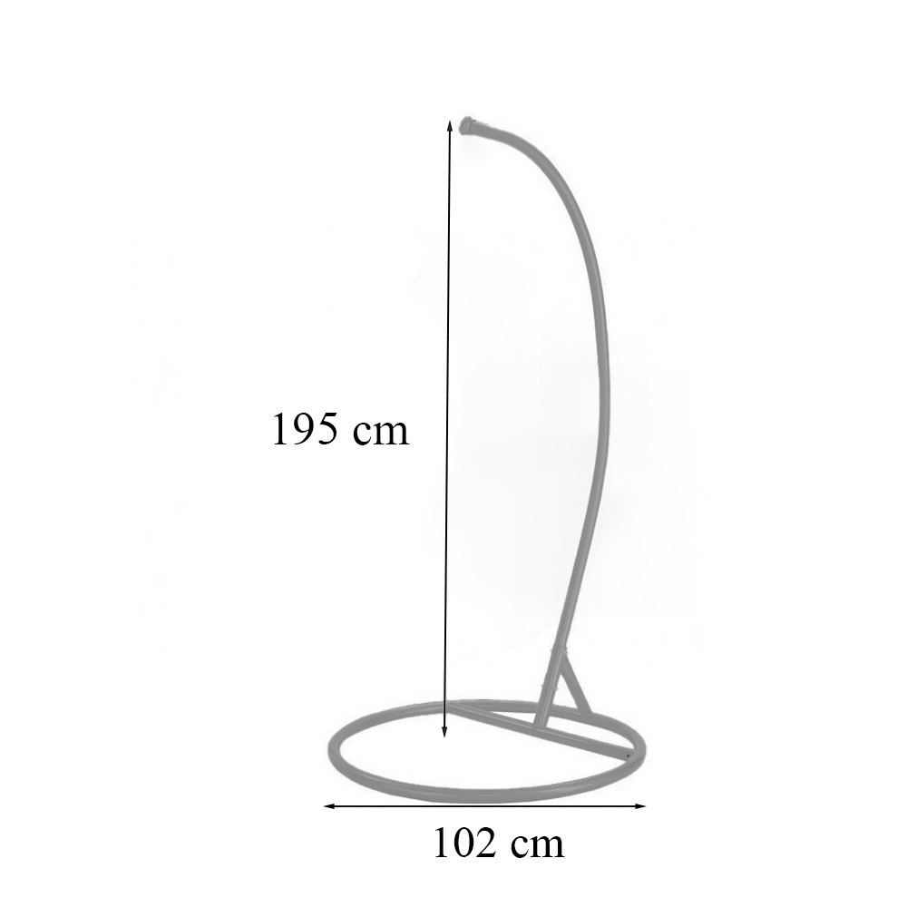 Leziter Suport pentru scaun suspendat alb Mobalis Homvera