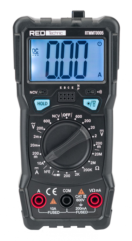 Red Technic Multimetru digital RED TECHNIC RTMMT0005 600V Mobalis Homvera