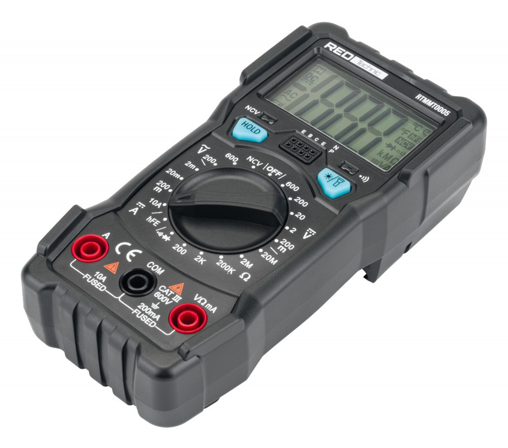 Red Technic Multimetru digital RED TECHNIC RTMMT0005 600V Mobalis Homvera