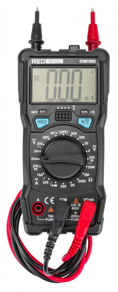 Red Technic Multimetru digital RED TECHNIC RTMMT0005 600V Mobalis Homvera