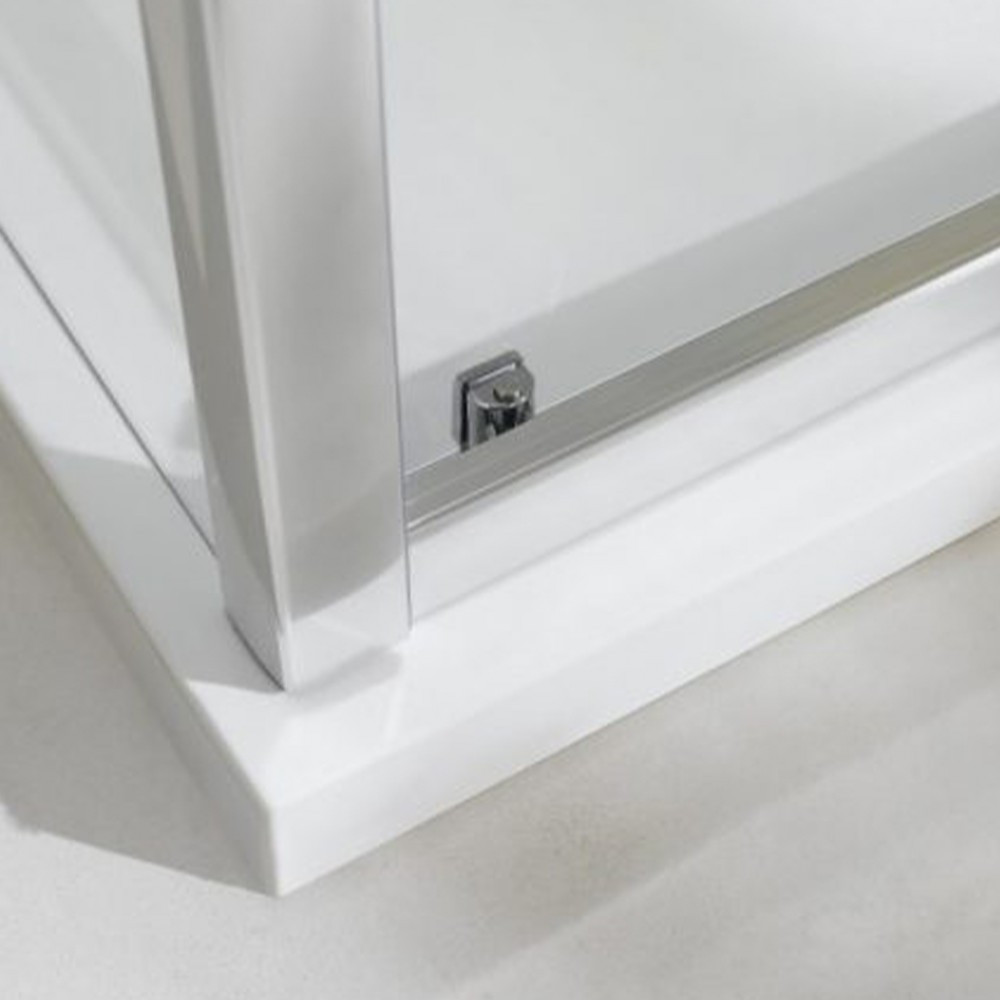 Wellis Cabină de duș asimetrică Triton 80x120 cm fără cădiță de duș cu înveliș Easy Clean Mobalis Homvera