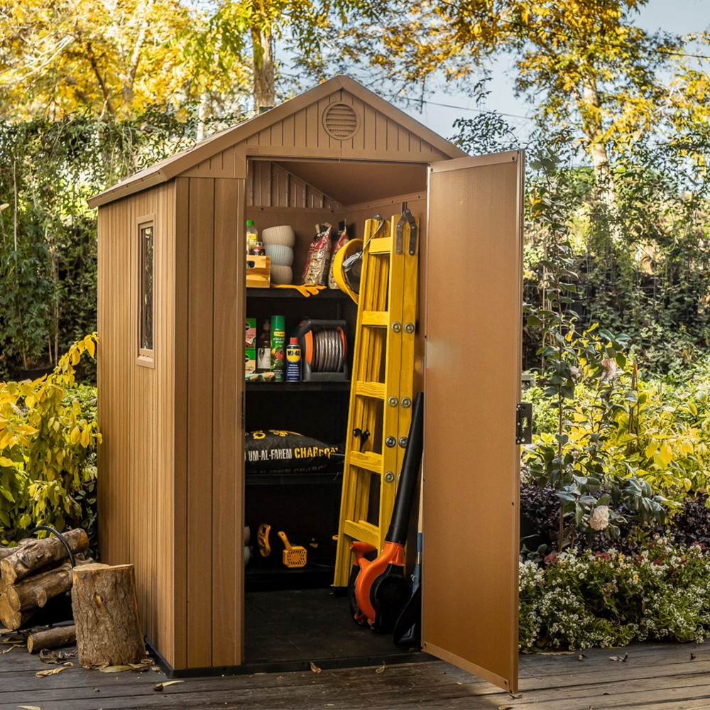 Curver Căsuță de grădină din plastic Darwin 4x6 Mobalis Homvera