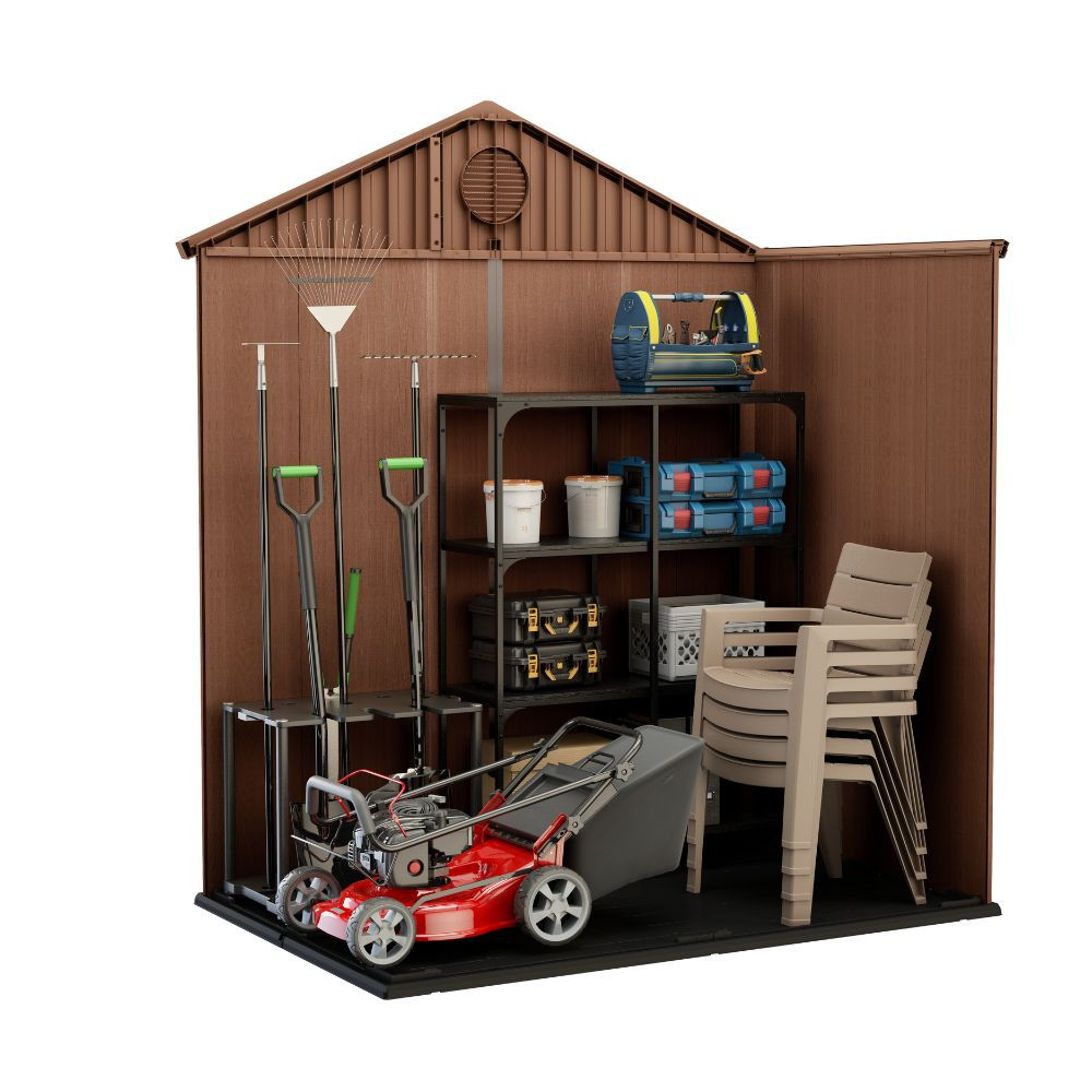 Curver Căsuță de grădină din plastic Darwin 6x4 Mobalis Homvera