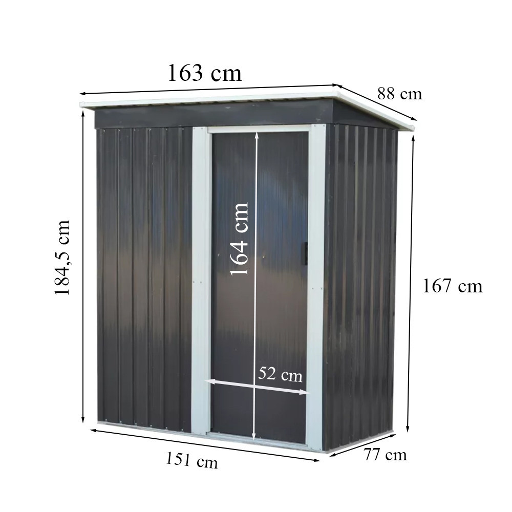 Leziter Casă de depozitare a uneltelor de grădină Montana 3x5 Mobalis Homvera