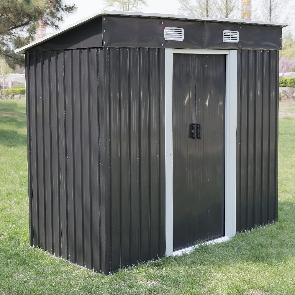 Leziter Șopron de depozitare a uneltelor de grădină Nebraska 4x8 Mobalis Homvera