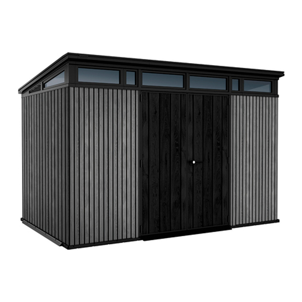 Curver Căsuță de grădină din plastic Signature PENT 11x7, gri venețian Mobalis Homvera