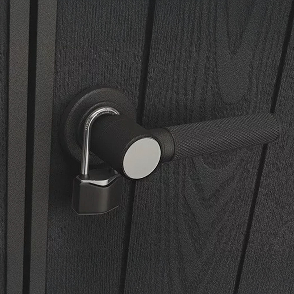 Curver Căsuță de grădină din plastic Signature PENT 7x7, gri venețian Mobalis Homvera