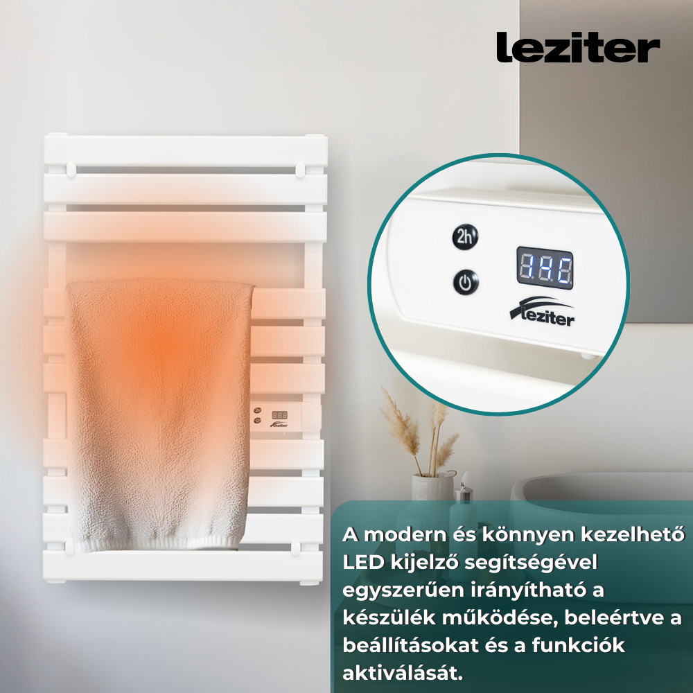 Leziter Radiator electric pentru prosoape 500W Mobalis Homvera