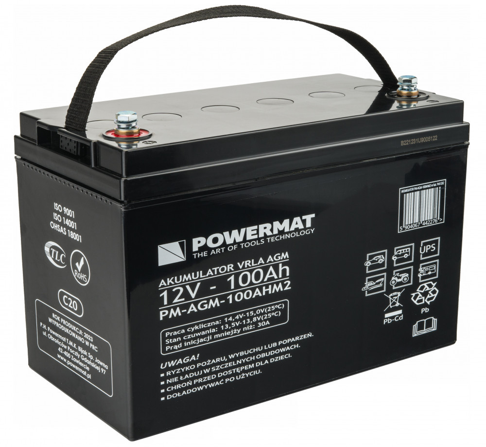 Powermat Baterie PM-AGM-100AHM2 Mobalis Homvera