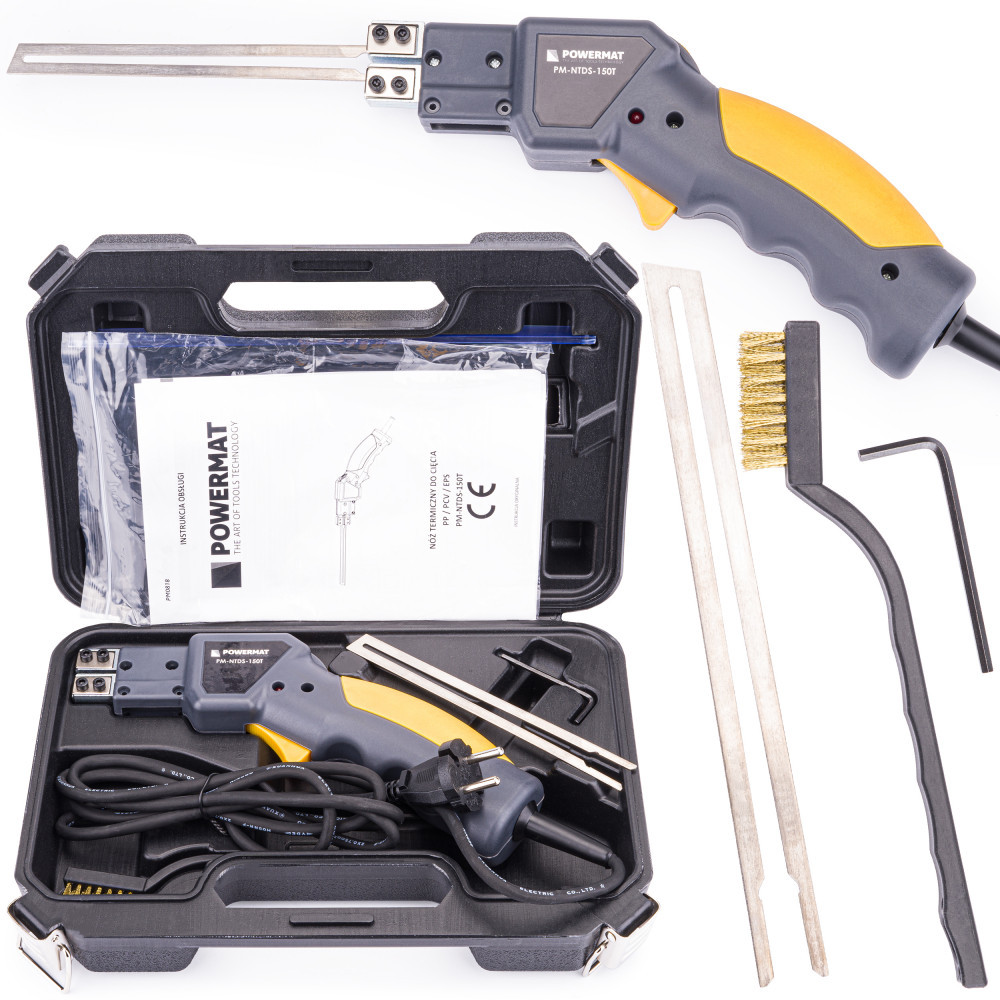 Powermat Cuțit de tăiere la cald pentru polistiren / PVC / PP PM-NTDS-150T Mobalis Homvera