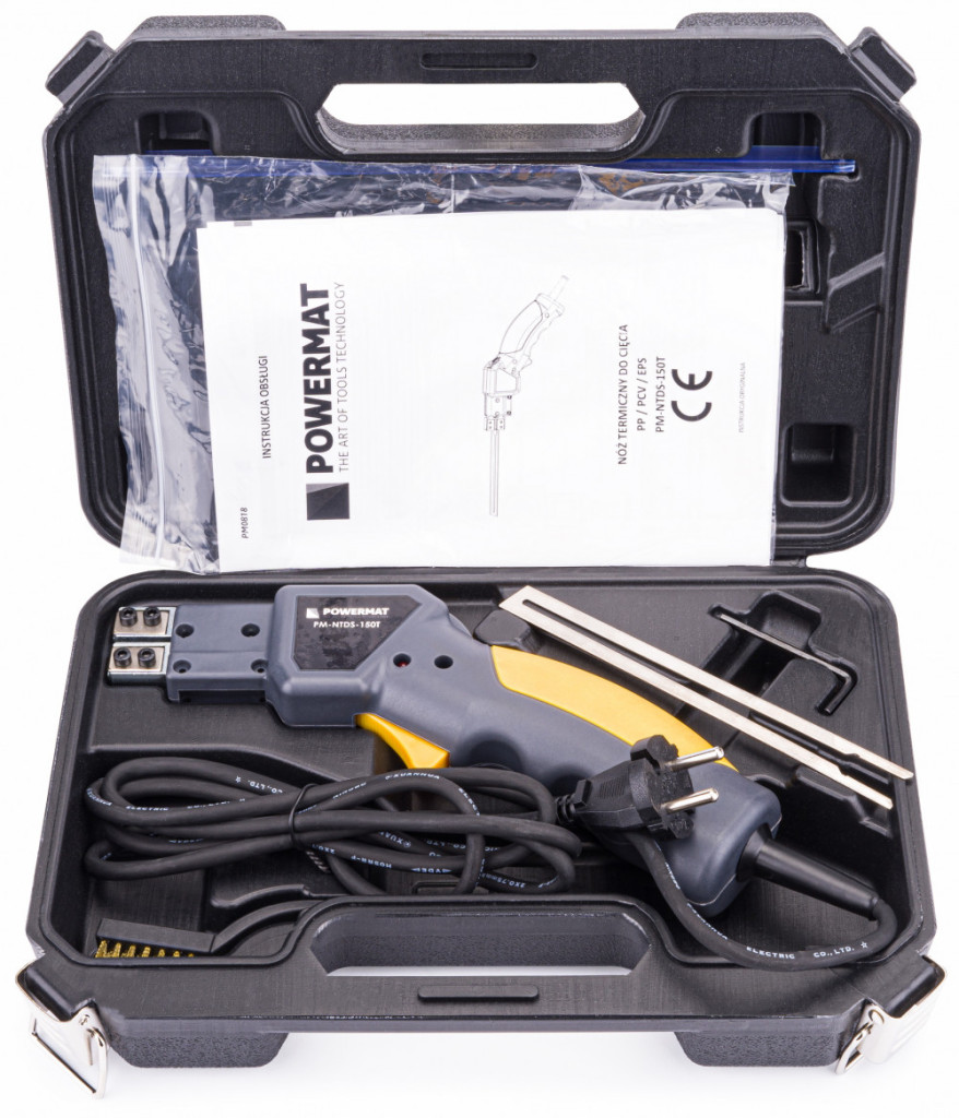 Powermat Cuțit de tăiere la cald pentru polistiren / PVC / PP PM-NTDS-150T Mobalis Homvera