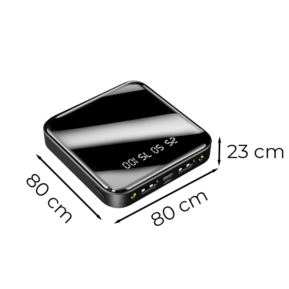 Leziter Baterie externă 5000 mAH 2A 10W neagră Mobalis Homvera