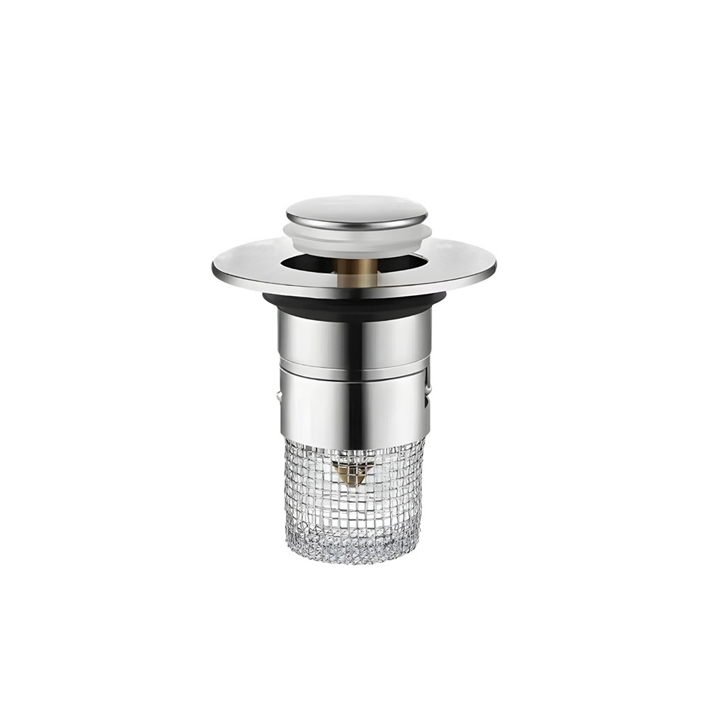 Leziter Dop de scurgere cu filtru din oțel inoxidabil 60 mm Mobalis Homvera