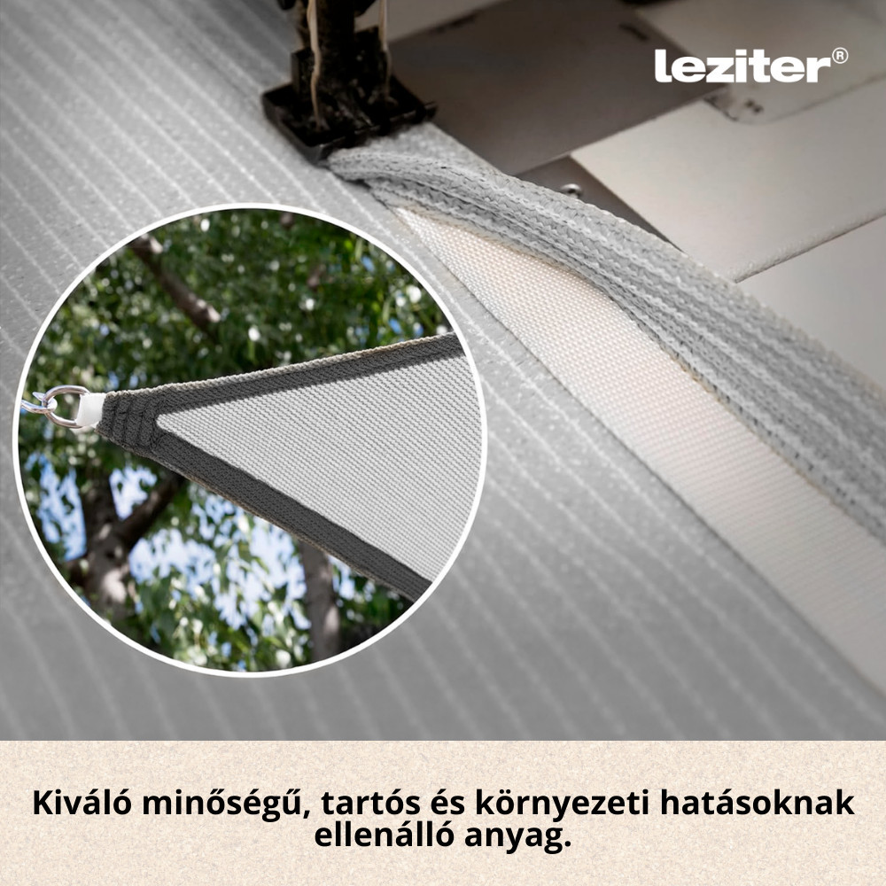 Leziter Jaluzea de balcon, paravan de intimitate 7 m gri Mobalis Homvera