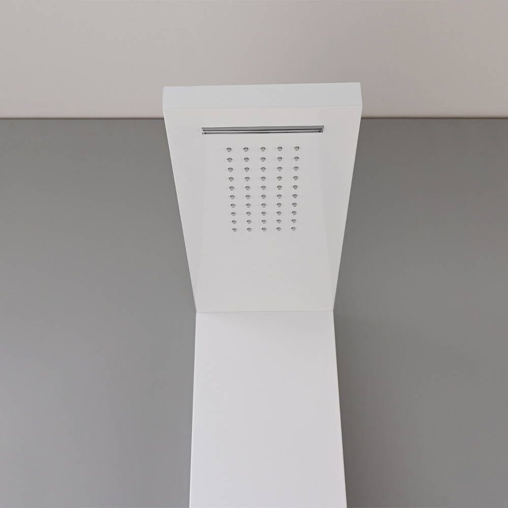 Leziter Panou de duș cu hidromasaj Malaga White Mobalis Homvera