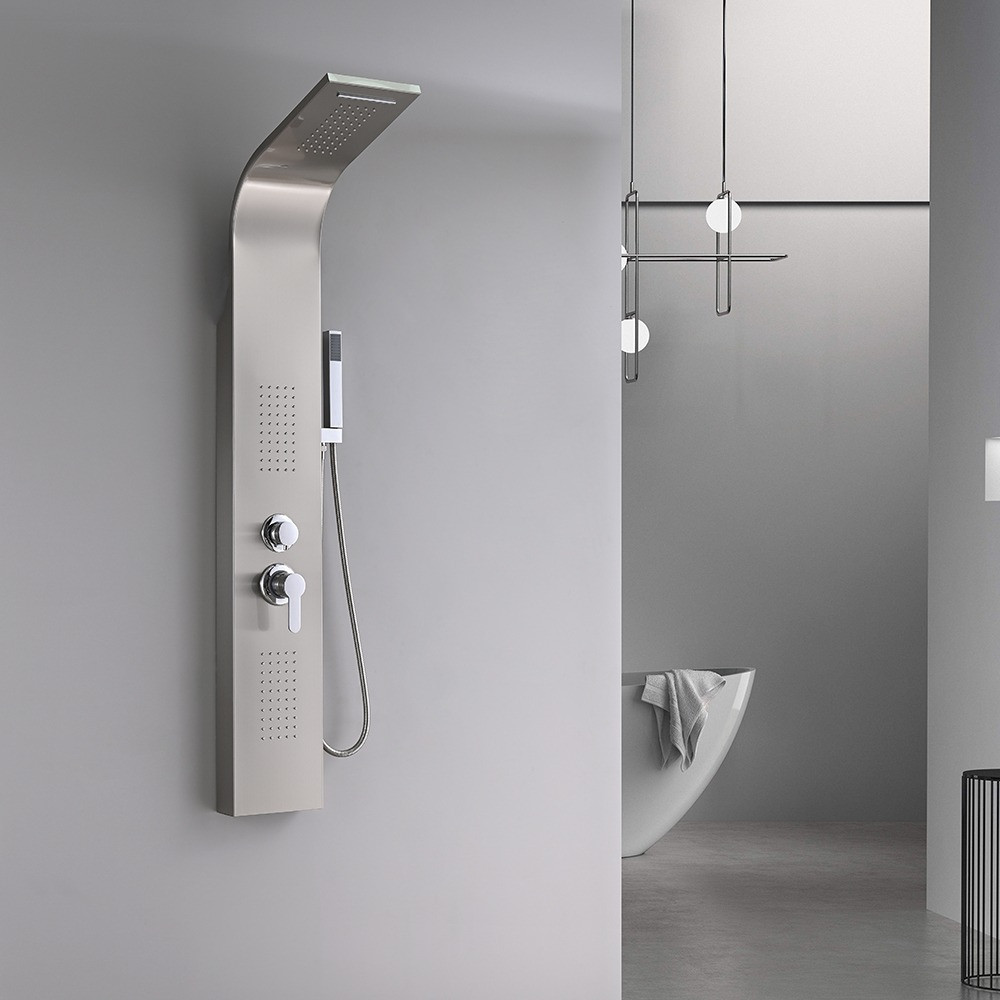 Leziter Panou de duș cu hidromasaj Midi Mobalis Homvera