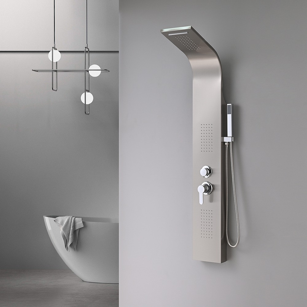 Leziter Panou de duș cu hidromasaj Midi Mobalis Homvera