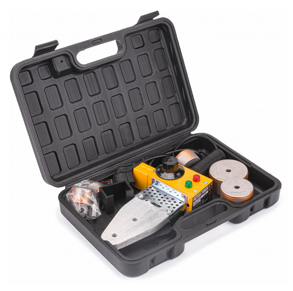 Powermat Aparat de sudură pentru țevi PVC PP 1500W 6 inserții 20-63MM PM-ZGP-1500T2 Mobalis Homvera